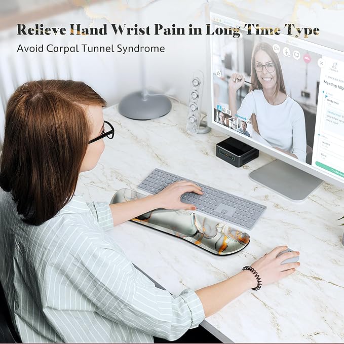 Gimars 17.3'' Extended Keyboard Wrist Rest Pad - Image 5