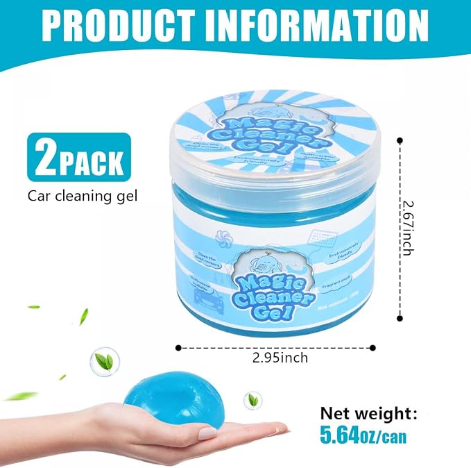 SenseYo 4 Pack Car Cleaning Gel Putty, Car Interior Cleaner Slime Auto - Image 2
