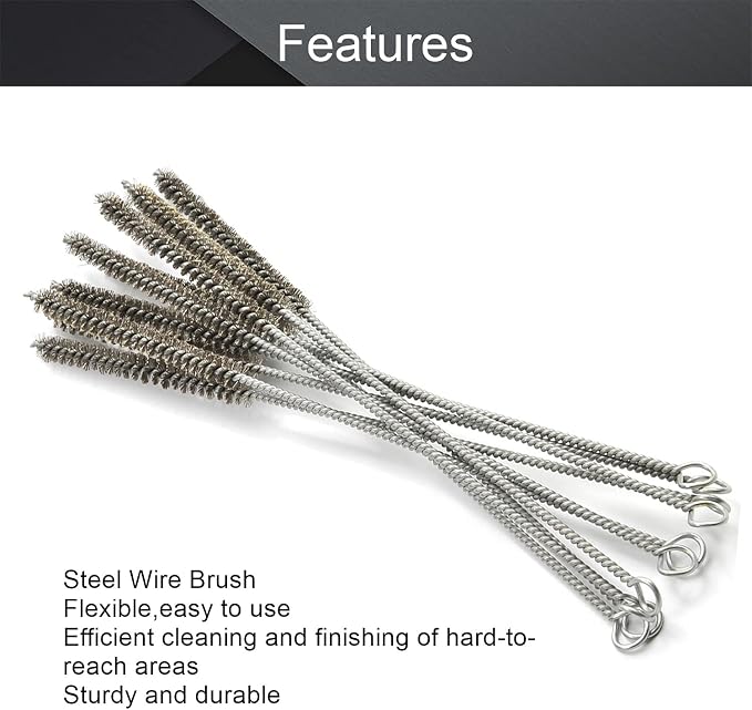 Utoolmart 0.4-inch Diameter 12-inch Length Stainless Steel Wire Spiral Power - Image 3