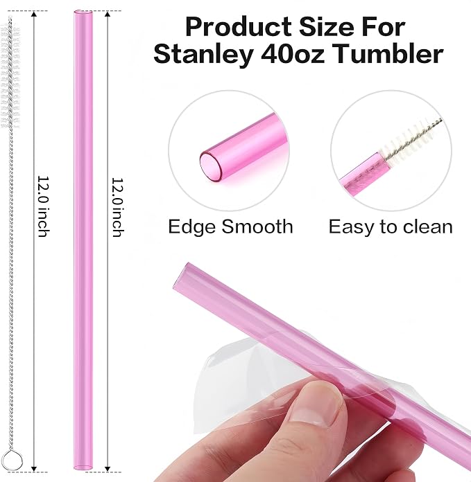 Joshey 12 Inch Tritan Replacement Straws - Image 2