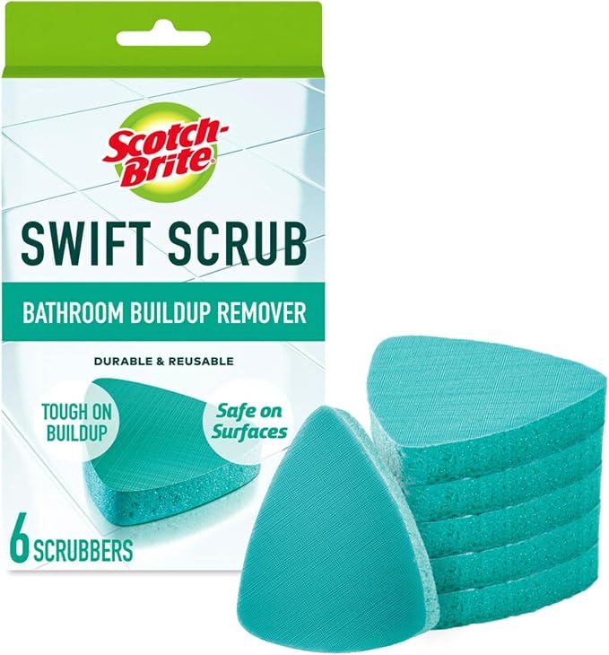 Scotch-Brite Swift Scrub Bath Cleaner Scrubbers, Soap Scum Remover by Scotch-Brite
