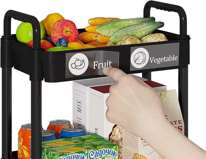 Laiensia 4-Tier Rolling Cart - Image 3
