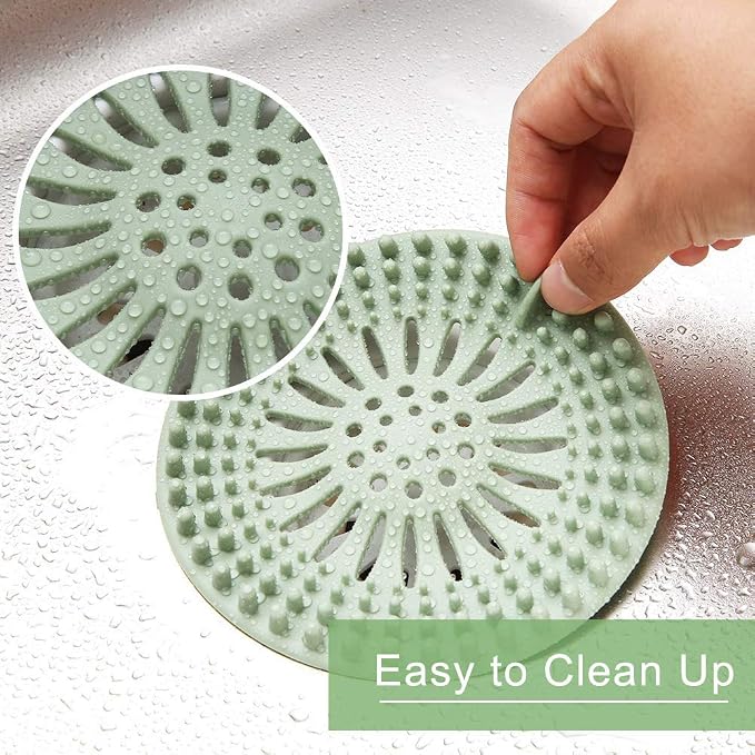 Gotega Bathroom Sink Drain Strainers, Hair Catcher Shower Drain Covers Protector - Image 6