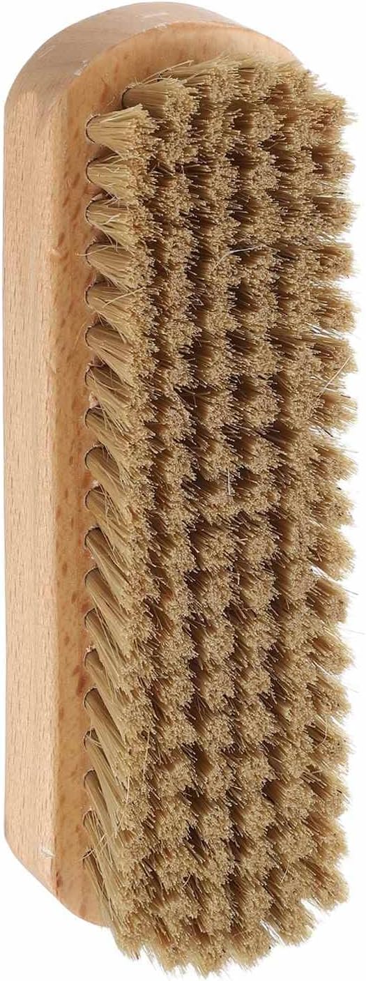HARFINGTON Shoe Cleaning Brush 6"x2" Beech Wood Pig Bristle Boot Polish Brushes by HARFINGTON