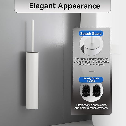 Wall Mounted WhiteToilet Brush - Image 2