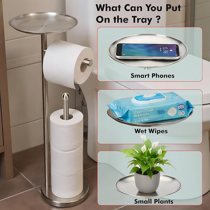 Freestanding Toilet Paper Holder - Image 3