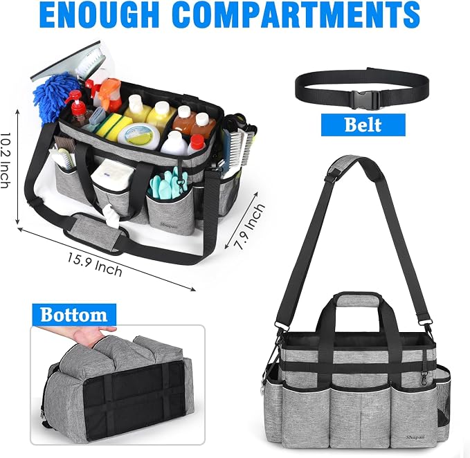 Wearable Cleaning Caddy Bag, Cleaning Caddy Supplies Organizer - Image 2
