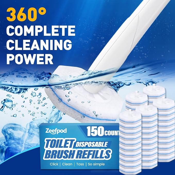 Toilet Brush Refills, Disposable Toilet Bowl Cleaner Refills - Image 7