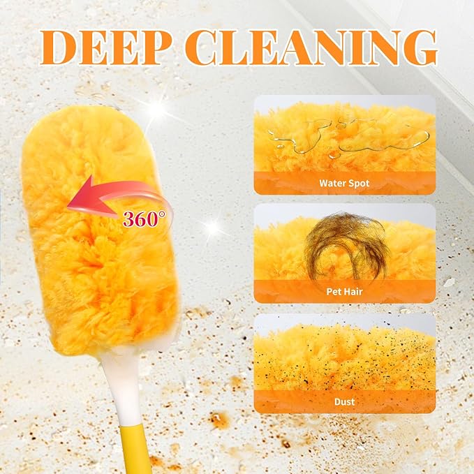 Duster Refill for Swiffer Duster, 360 Dusters Refills Kit, 2 Sided Disposable - Image 5