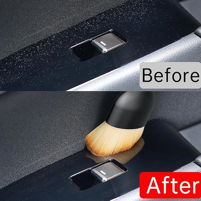 Car Detailing Brush Dusting Brush, Car Interior Detailing Brush – Soft Bristle - Image 6