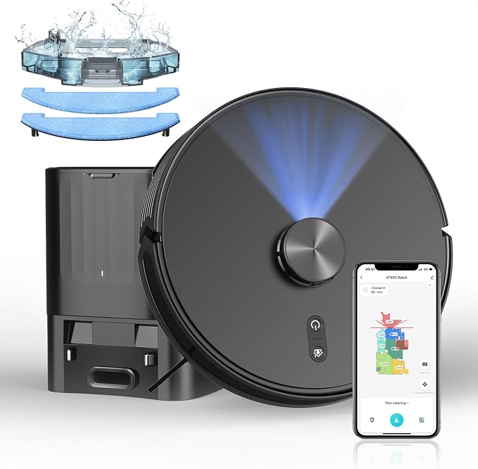 Robot Vacuum and Mop Combo by LOOROW