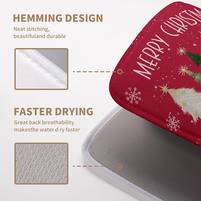 Merry Christmas Dish Drying Mat - Image 4