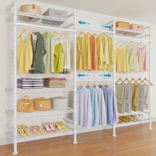 Timate F3 Garment Rack Heavy Duty Clothes Rack by SturdyWallMountedClothesRack