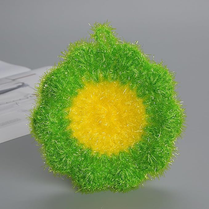 3Pcs Cute Flower Dish Scrubbers - Image 3