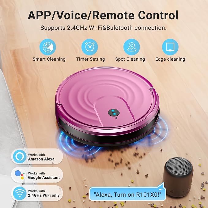 Robot Vacuum and Mop Combo 5000Pa 650mL 2 in 1 Mopping Robot Vacuum Cleaner - Image 4