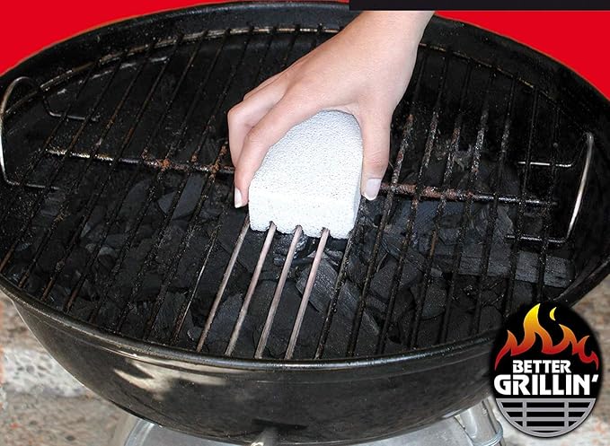 Better Grillin Scrubbin Stone Grill Cleaner Handle-Protect Hands & Nails When - Image 8