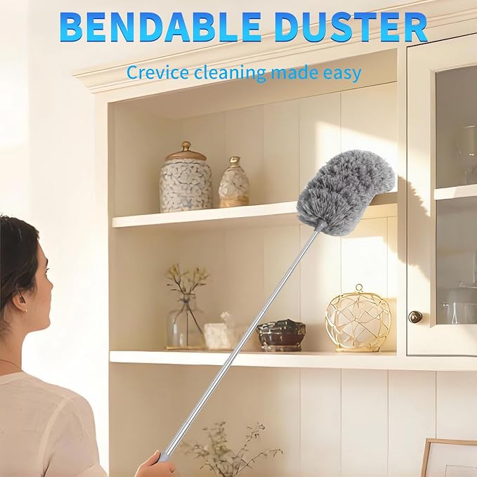 2 Pack Microfiber Duster for Cleaning, Washable Hand Dusters - Image 6