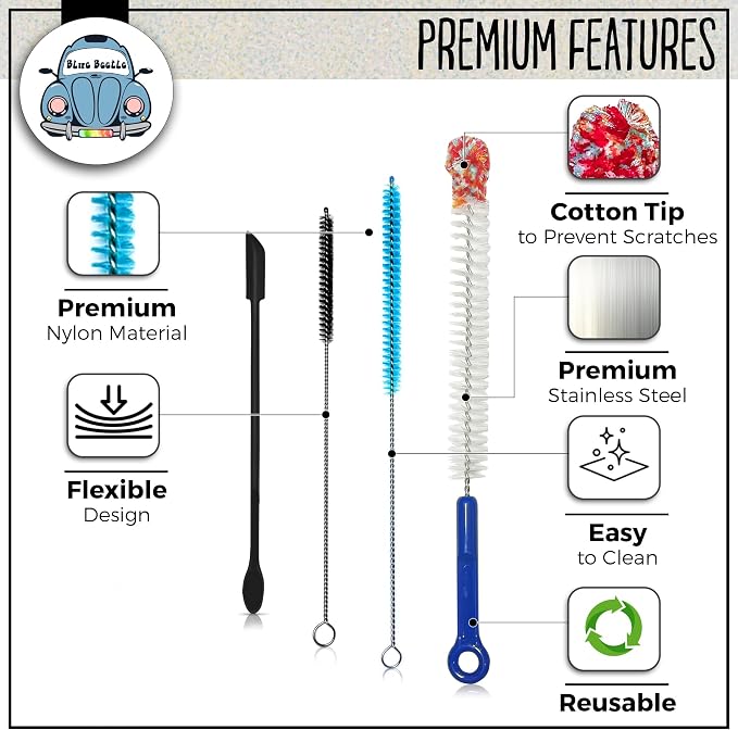 Blue Beetle Brushes | Multi-Use Glass Cleaner Kit - Image 2