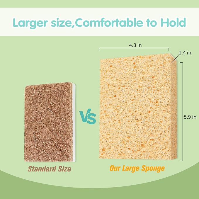 Extra Large Dish Sponges Kitchen - Image 3