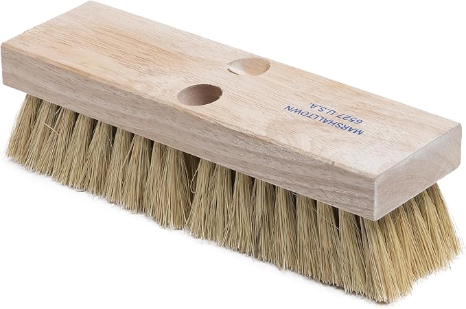 Marshalltown Deck Scrub Brushes, Tampico Fibers, Polypropylene Bristles - Image 2