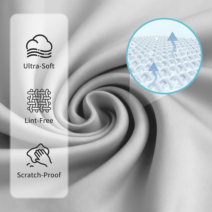 Eye Glass Clean Cloths 6*7in 6 Pcs, Individually Wrapped, High-Density - Image 3