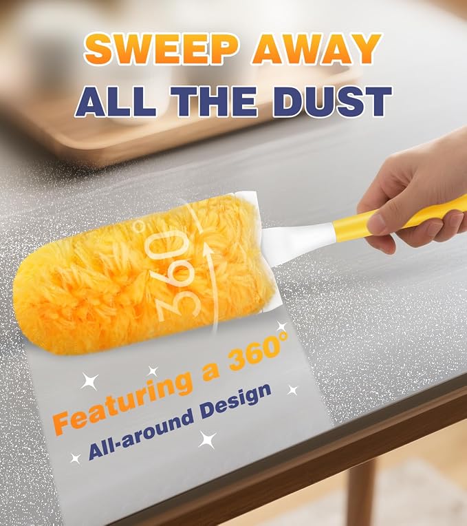 30 Count Duster Refills for Swiffer Dusters, 360° Heavy Duty Duster for Swiffer - Image 2
