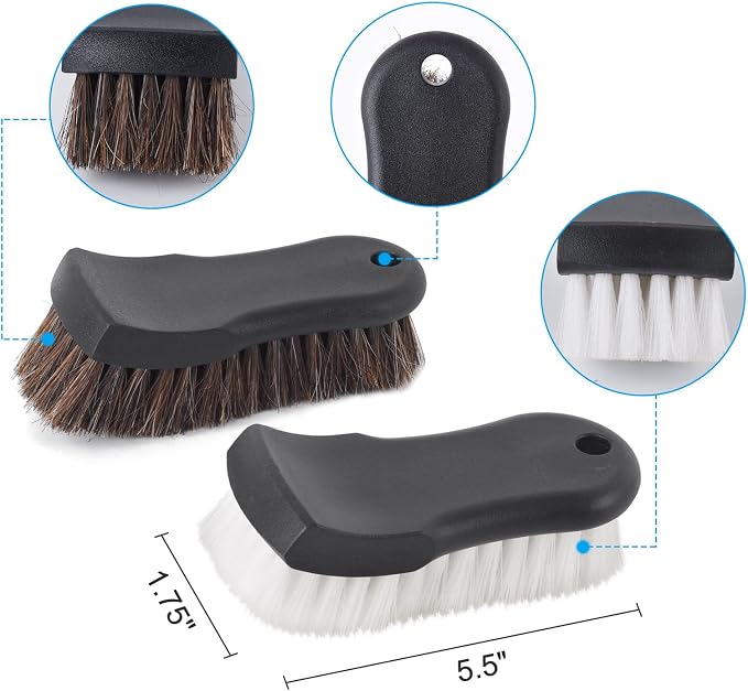 Upholstery Brush, Upholstery Brush Set, Leather Cleaning Brush, Carpet Brush - Image 3