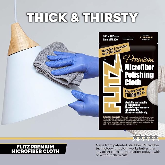 Flitz Premium Microfiber Polishing Cloth - Image 2