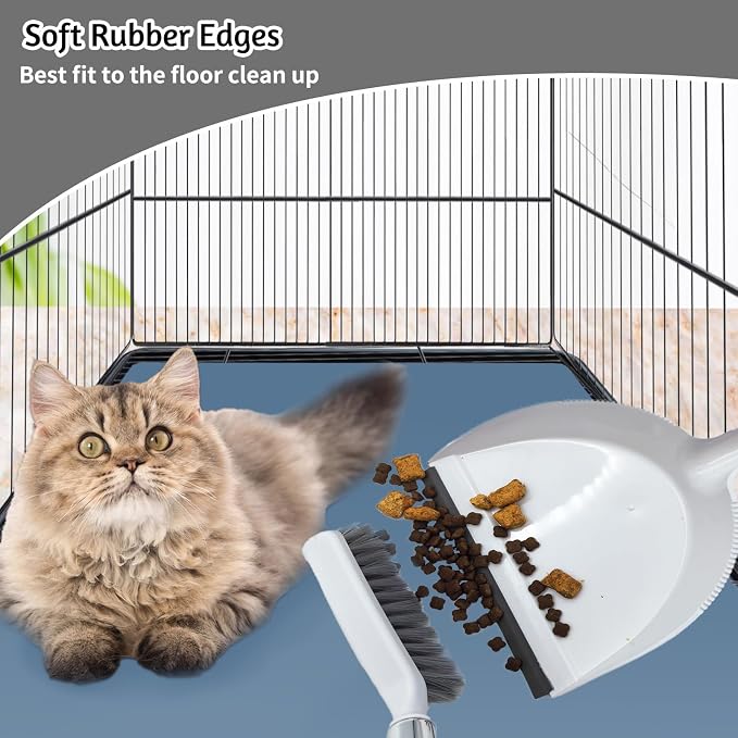 PINVNBY Mini Dustpan and Brush Set, Pet Cage Cleaner - Image 4