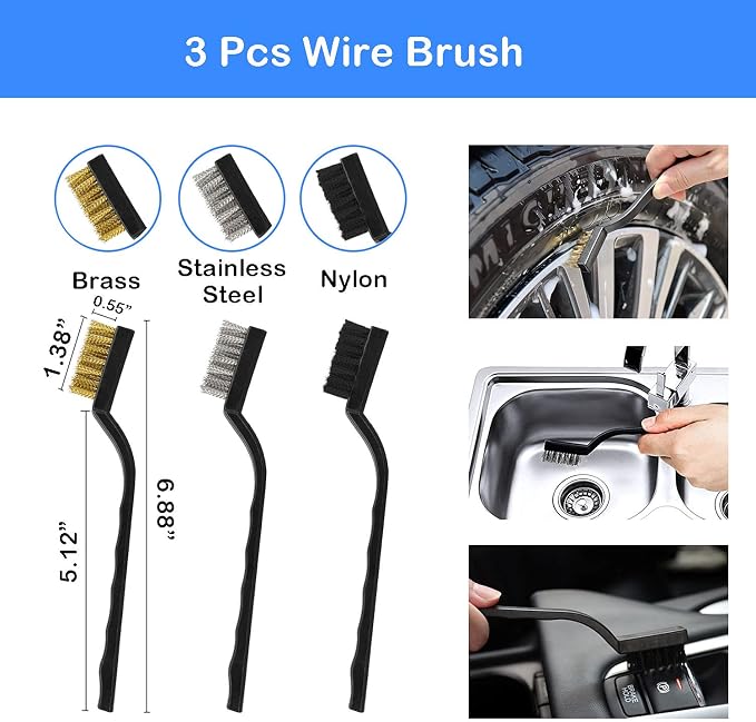 20Pcs Car Wheel Tire Detailing Brush Set, Car Detailing kit, Car Detailing - Image 6