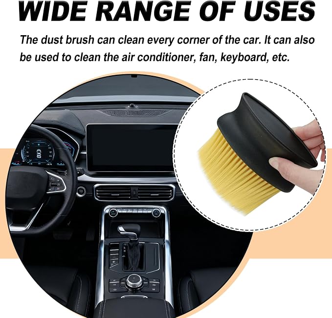 Car Detailing Brush with Ultra Soft Bristles Automotive Interior Cleaning and - Image 6