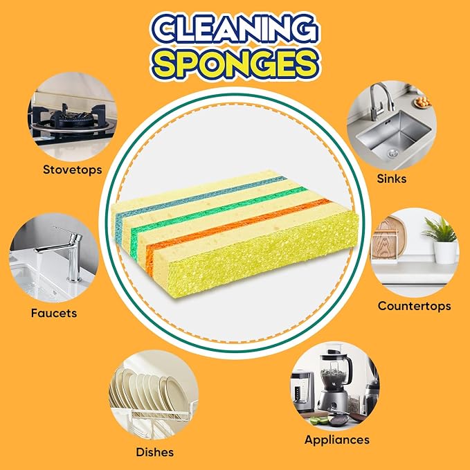 4 Pack Scrub Sponge - Image 7