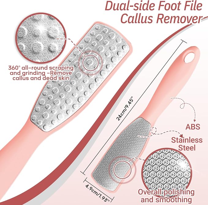 New Foot Brush & Foot Files Set, 3-in-1 Foot Scrubber - Image 5