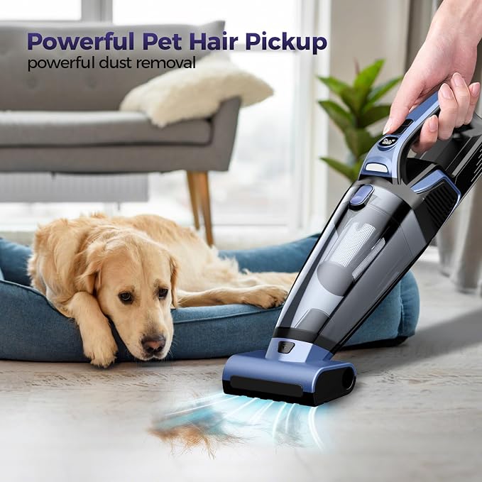 Pet Hair Handheld Vacuum Cordless: 20000PA High Power Car Vacuum - Image 3