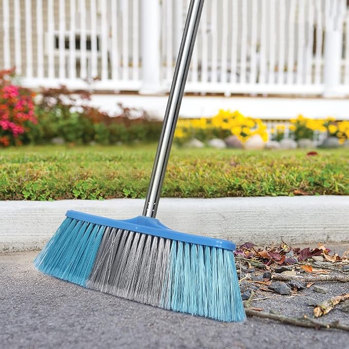 LandHope Heavy Duty Broom, 15.75in Wide Push Broom, 45.67in Long Handle - Image 7