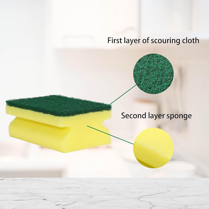 Sponges, Eco Non-Scratch Scrub Pads, Dish Scrubber - Image 5