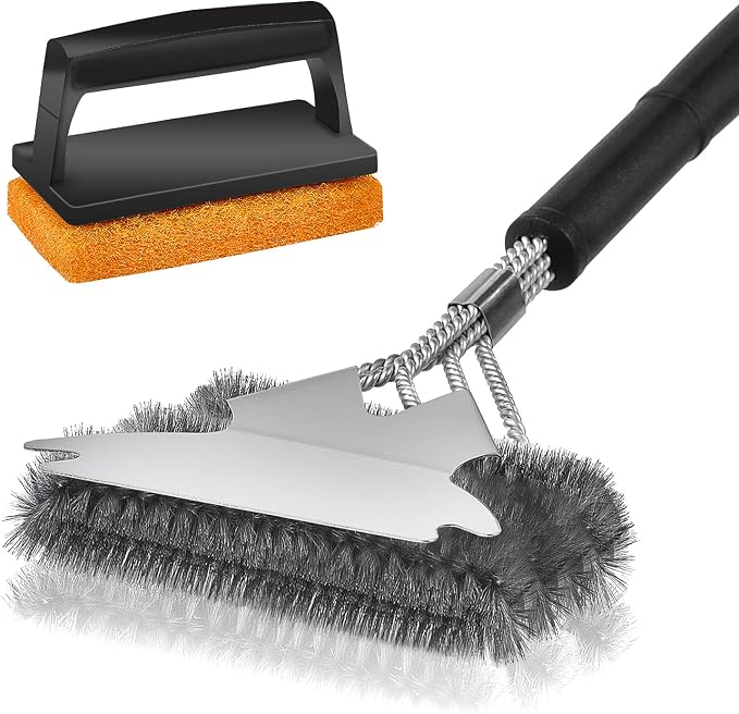 Professional Grill Brush and Scraper Kit by Unknown