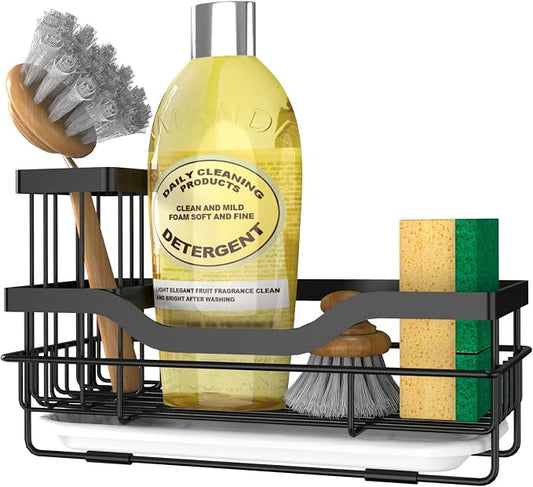 Sponge Holder for Kitchen Caddy Sink Organizer by VanwoodKtichenExperys