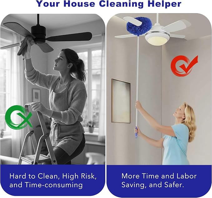 Dusters for Cleaning, 5-in-1 Dusters, Ceiling Fan Cleaner Duster - Image 5