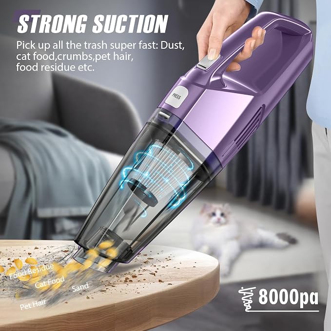 Handheld Vacuum Cordless – Car Vac Portable - Image 7