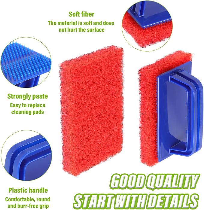5 Pack Electric Cleaning Brush Pad Kitchen Bathroom Household Cleaning Pad - Image 3