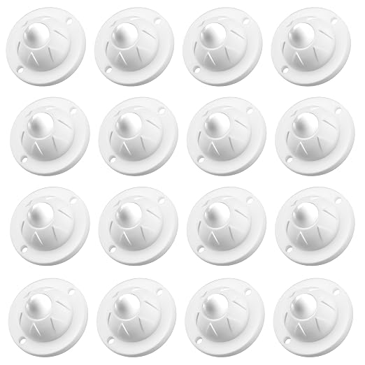 PlusRoc 16 Pack Self Adhesive Caster Wheels by PlusRoc