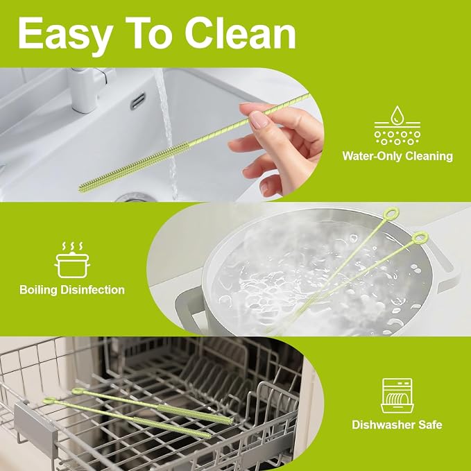 YOTIME Silicone Straw Cleaner Brush - Image 6
