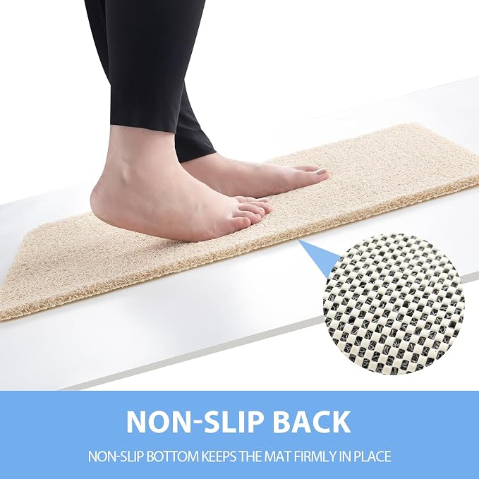 Non-Slip Bathtub Mat, 2 Pack Anti Slip Shower Mat, Fast Drying Bathtub Mats - Image 3