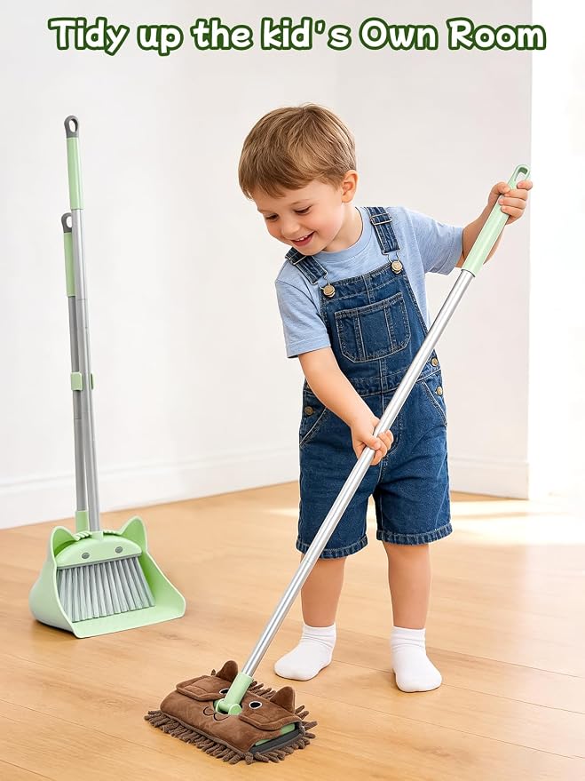Kids Cleaning Toy 3-Piece Set - Image 2