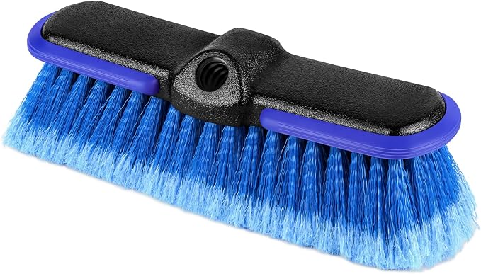 Car Wash Brush Head with Soft Bristle 10 Inch, Car Cleaning Brush with by Lunluarai