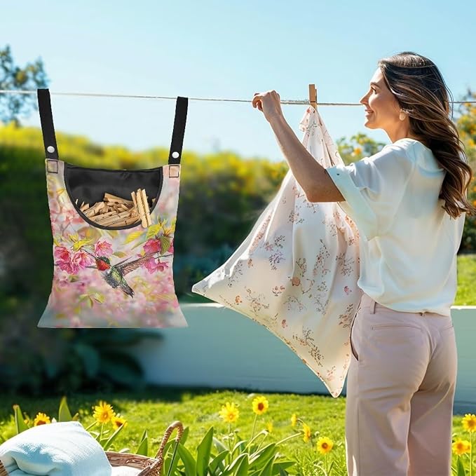 Hummingbird Clothespin Bag - Image 2