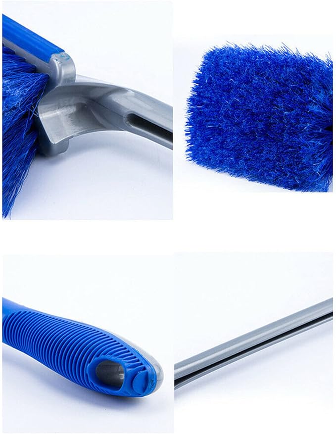 Car Tire Cleaning Brush Long Handle Wheel Brush Exhaust Pipe Cleaning Brush - Image 3