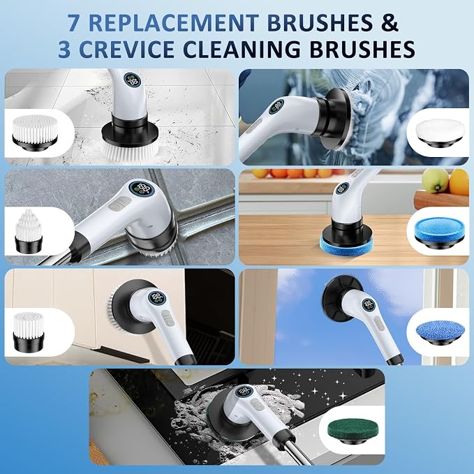 Electric Spin Scrubber Upgraded Battery - Image 4