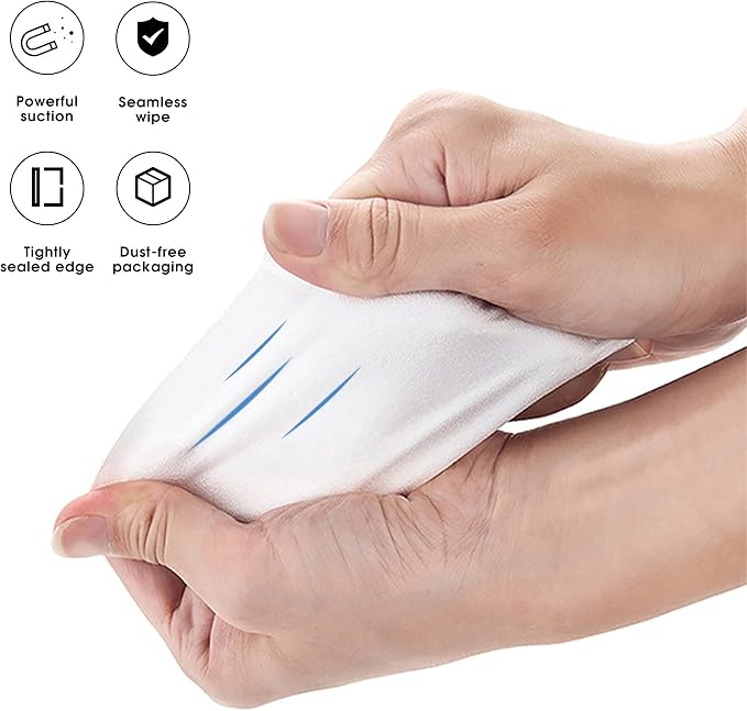 VSGO 20pcs Microfiber Camera Cleaning Cloths, Durable Double-Sided Lens Cloths - Image 3